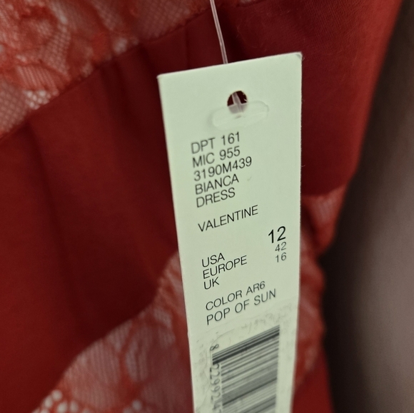 Antonio Melani Bianca Sheath Dress Valentine Pop of Sun Red 12 - Picture 9 of 10